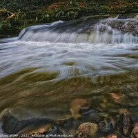 Buy canvas prints of Exmore Waterfall by Philip Hodges aFIAP ,