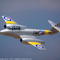 Buy canvas prints of Gloster Meteor T7 WA591 by Philip Hodges aFIAP ,