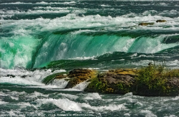 Atop Niagara Falls Picture Board by Philip Hodges aFIAP ,