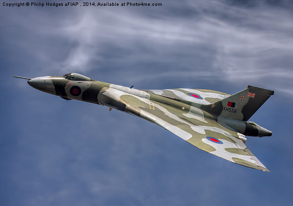 Vulcan XH558 Picture Board by Philip Hodges aFIAP ,