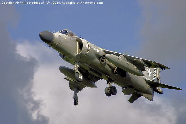  Hawker Siddeley Harrier " Jump Jet " Picture Board by Philip Hodges aFIAP ,