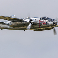 Buy canvas prints of  Red Bull Mitchell B25 by Philip Hodges aFIAP ,