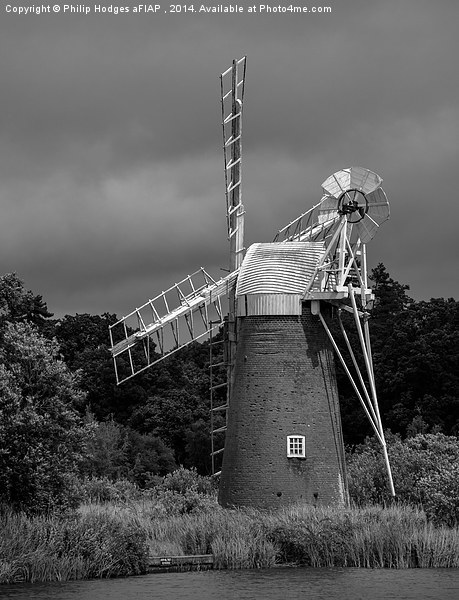  Norfolk Windmill 2 Picture Board by Philip Hodges aFIAP ,