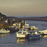Buy canvas prints of Sundown at Axmouth  by Philip Hodges aFIAP ,
