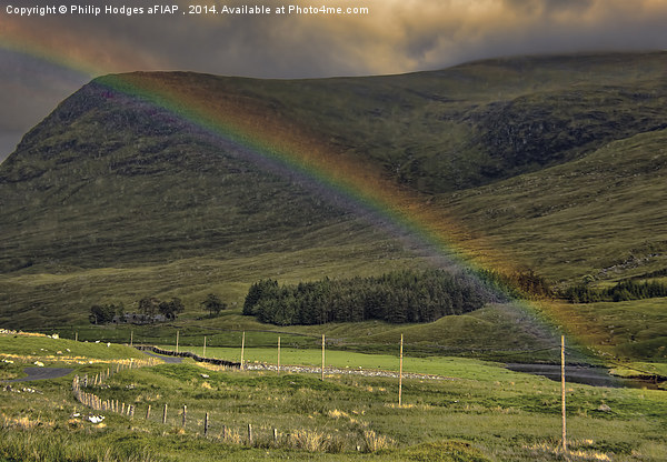 Rainbow in Perthshire  Picture Board by Philip Hodges aFIAP ,