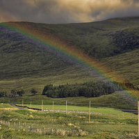Buy canvas prints of Rainbow in Perthshire  by Philip Hodges aFIAP ,