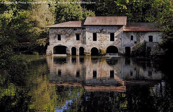  French Water Mill 1 Picture Board by Philip Hodges aFIAP ,