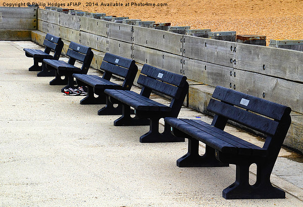  Benches Picture Board by Philip Hodges aFIAP ,
