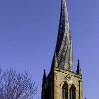 Buy canvas prints of Chesterfield's Crooked Spire  by Philip Hodges aFIAP ,