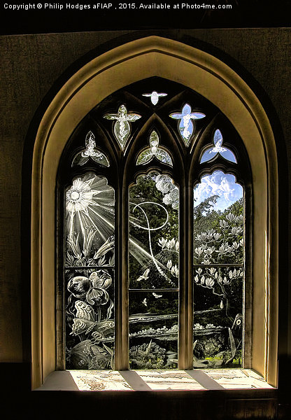 Church Window  Picture Board by Philip Hodges aFIAP ,