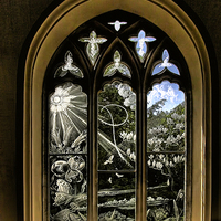 Buy canvas prints of Church Window  by Philip Hodges aFIAP ,