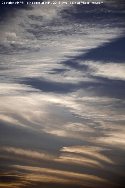 Evening Clouds 2  Picture Board by Philip Hodges aFIAP ,