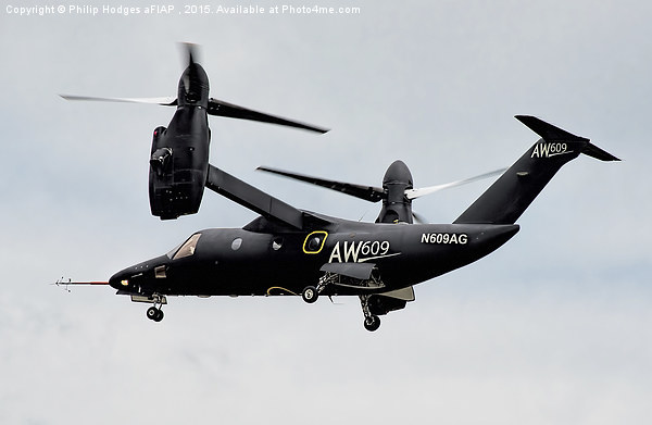  Agusta Westland AW 609 TiltRotor (2)  Picture Board by Philip Hodges aFIAP ,
