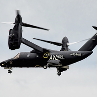 Buy canvas prints of  Agusta Westland AW 609 TiltRotor (2)  by Philip Hodges aFIAP ,