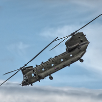 Buy canvas prints of   Boeing CH47 Chinook HC4 (3) by Philip Hodges aFIAP ,