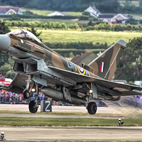 Buy canvas prints of  Typhoon FGR4 (1) by Philip Hodges aFIAP ,