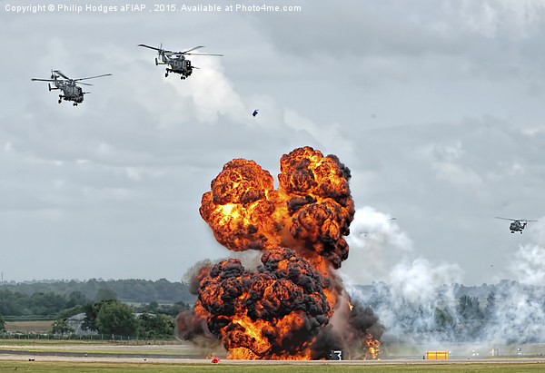 Yeovilton Airshow Commando Assault 2015   Picture Board by Philip Hodges aFIAP ,