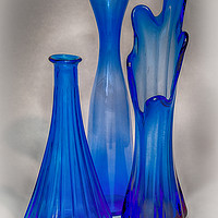 Buy canvas prints of Blue Vases by Philip Hodges aFIAP ,
