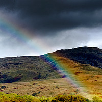 Buy canvas prints of Rainbow in the Hills by Philip Hodges aFIAP ,