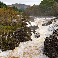 Buy canvas prints of Orchy Falls (2) by Philip Hodges aFIAP ,
