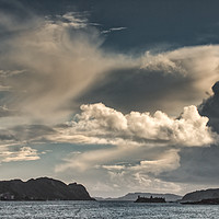 Buy canvas prints of Clouds Over Oban by Philip Hodges aFIAP ,