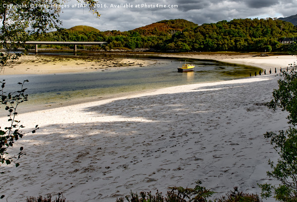The Morar River Picture Board by Philip Hodges aFIAP ,