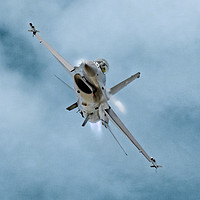 Buy canvas prints of F16 In Your Face by Philip Hodges aFIAP ,