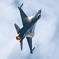 Buy canvas prints of F-16AAM on Reheat by Philip Hodges aFIAP ,