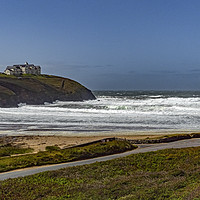 Buy canvas prints of Storm Francis at Poldhu on the Lizard in Cornwall by Philip Hodges aFIAP ,
