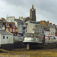 Buy canvas prints of Tarbert harbour View by Philip Hodges aFIAP ,