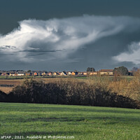 Buy canvas prints of Across the A303 to South Petherton by Philip Hodges aFIAP ,