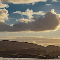 Buy canvas prints of Clouds Over Mull by Philip Hodges aFIAP ,