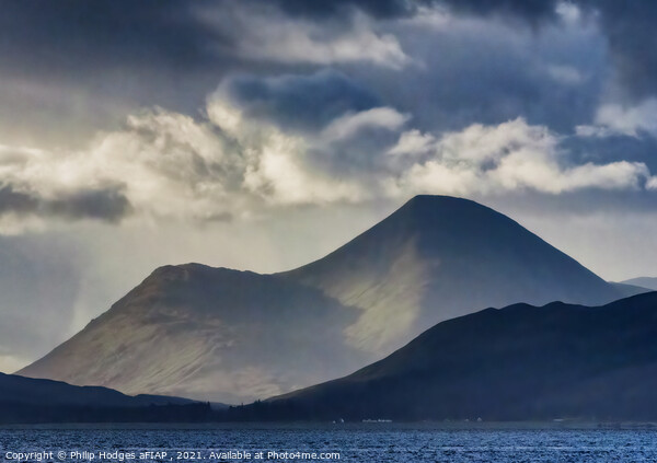 Mountains of South West Mull Picture Board by Philip Hodges aFIAP ,