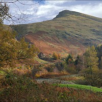 Buy canvas prints of "Autumn at Helvellyn" by ROS RIDLEY