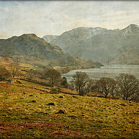 Buy canvas prints of "Antique Crummock Water" by ROS RIDLEY