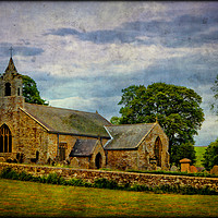 Buy canvas prints of "St.Cuthbert's Church Elsdon" by ROS RIDLEY