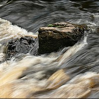 Buy canvas prints of "Water over Rocks 4" by ROS RIDLEY