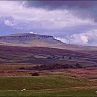 Buy canvas prints of "Storm clouds over Pen-y Ghent" by ROS RIDLEY
