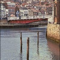 Buy canvas prints of "Whitby Groynes" by ROS RIDLEY