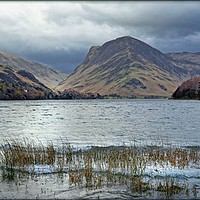 Buy canvas prints of "Storm at the lake" by ROS RIDLEY