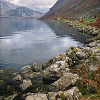 Buy canvas prints of "Morning at Ennerdale Water" by ROS RIDLEY