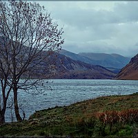 Buy canvas prints of "Storm clouds at Ennerdale Water" by ROS RIDLEY