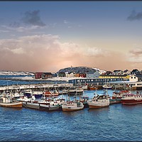 Buy canvas prints of "The Port of Vardo" by ROS RIDLEY