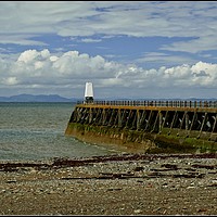 Buy canvas prints of "The Beacon Maryport" by ROS RIDLEY