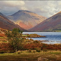 Buy canvas prints of "Late evening light at Wastwater" by ROS RIDLEY