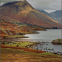 Buy canvas prints of "Portrait over Wastwater" by ROS RIDLEY