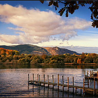 Buy canvas prints of " Peaceful Derwentwater " by ROS RIDLEY