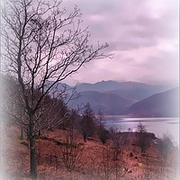 Buy canvas prints of "Evening mists descend on Ennerdale " by ROS RIDLEY