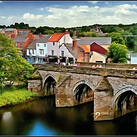 Buy canvas prints of "Summer day in Durham" by ROS RIDLEY