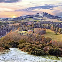 Buy canvas prints of "Touch of snow on the Eidons " by ROS RIDLEY